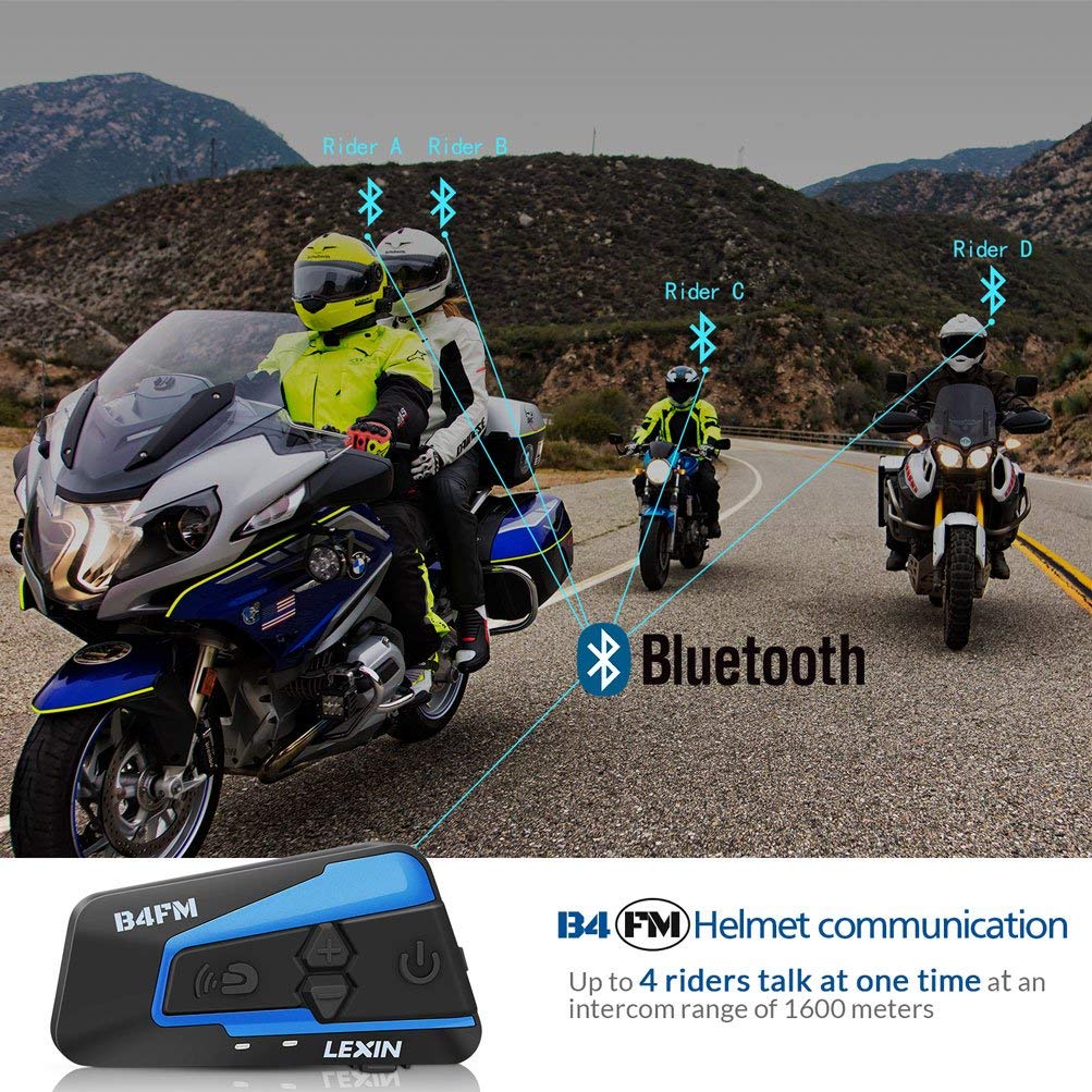 Top 5 Best Bluetooth Motorcycle Helmet Communication Systems Reviews 2018 - iGuide 4U